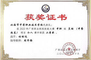 指导学生获奖证书